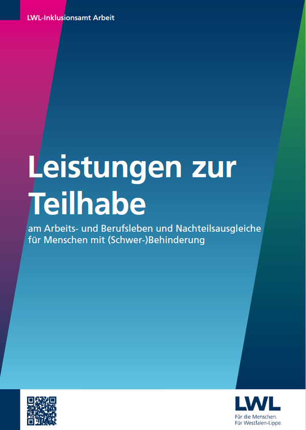 Deckblatt der Broschüre Leistungen zur Teilhabe 2026