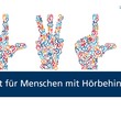 Deckblatt des Flyers vom Fachdienst für Menschen mit Hörbehinderung