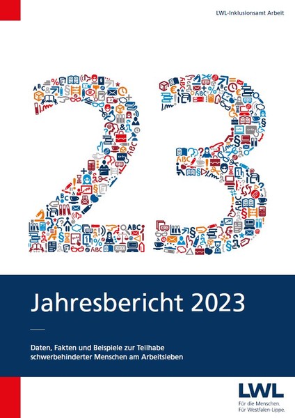 Titelblatt der Broschüre "Jahresbericht 2023"