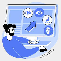 Symbolbild für digitale Barrierefreiheit