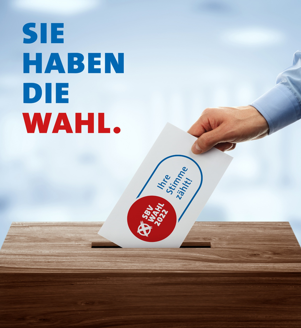 Werbung für die Wahl der SBV