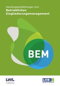 Titelblatt der Broschüre "Handlungsempfehlungen zum Betrieblichen Eingliederungsmanagement (BEM)"